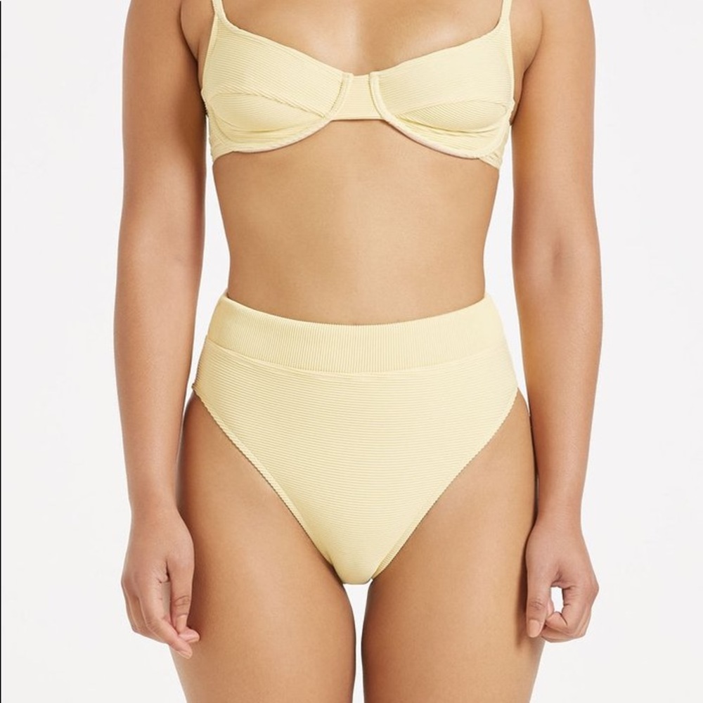 Zulu & zephyr SIGNATURE HIGH WAISTED BRIEF - LEMON